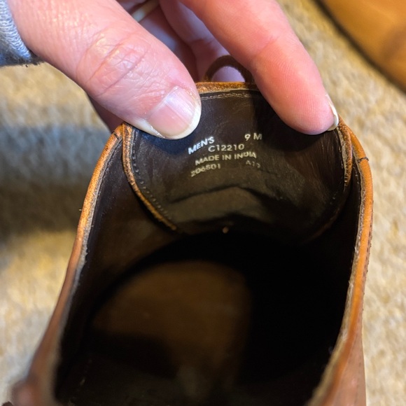Cole Haan Tan Leather Men's Derbys - Picture 6 of 6